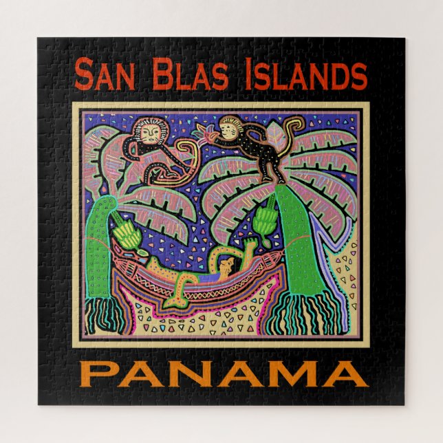 Quebra-cabeça Ilhas de San Blas - Panamá (Vertical)