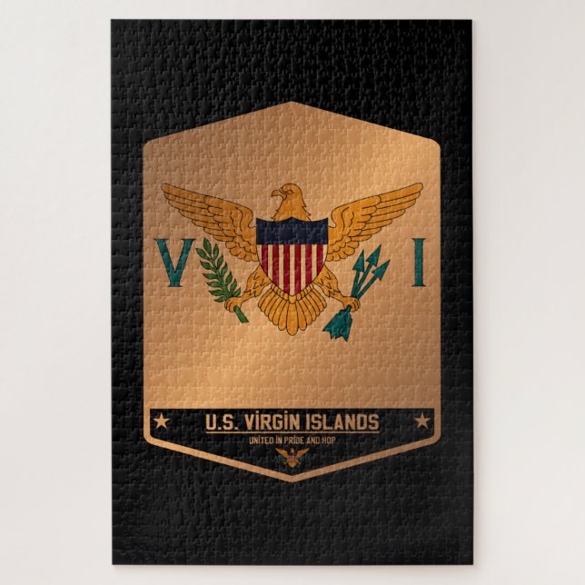 Quebra-cabeça Ilhas Virgens dos EUA (Vertical)