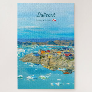 Quebra-cabeça Ilulissat, Groenlândia - Cidade dos Icebergs