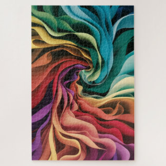 Quebra-cabeça Ilusões de Matriz Vibrante | Puzzle Abstrato Color
