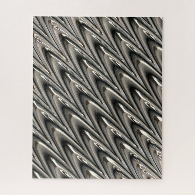 Quebra-cabeça Ilusões de metal líquido | Desafio do Adulto (Vertical)