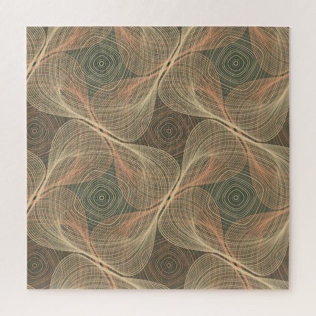 Quebra-cabeça Ilusões Óticas: Intriga Geométrica (Vertical)