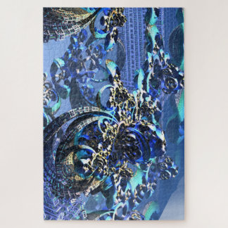 Quebra-cabeça Ilustração 3D de um fractal complexo