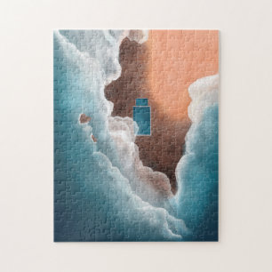 Quebra-cabeça Ilustração aérea da Piscina Mona Vale Rock Sydn