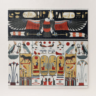 Quebra-cabeça Ilustração da Águia Egípcia Antiga e Arte do Egito