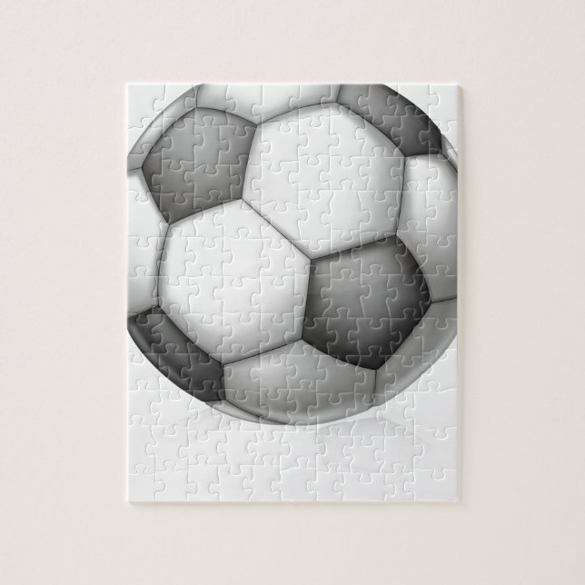 Quebra-cabeça Ilustração da bola de futebol (Vertical)
