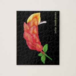 Quebra-cabeça Ilustração da Flor de Camarão Rosa