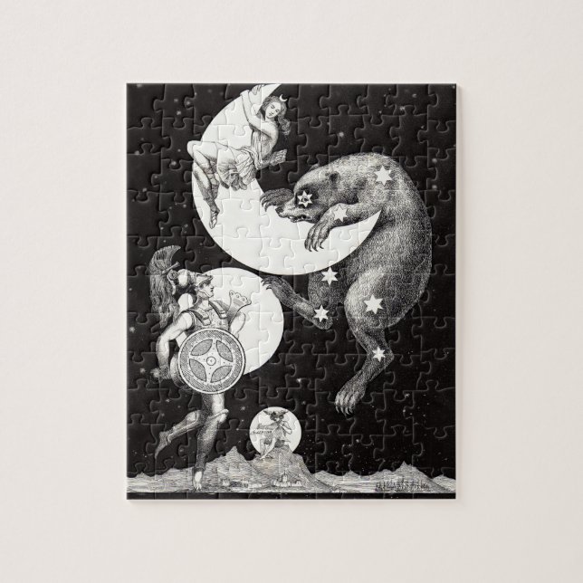 Quebra-cabeça Ilustração da Noite de Deus do Universo Celestial  (Vertical)