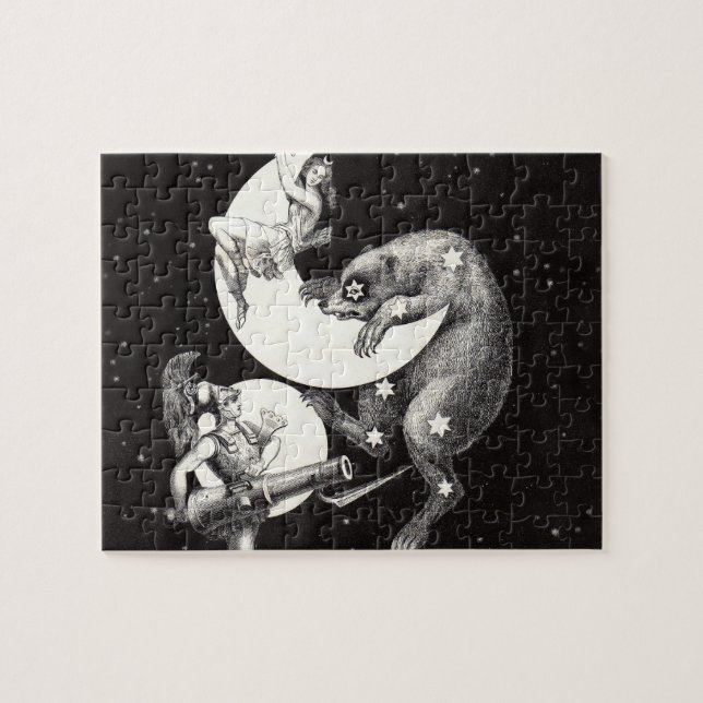 Quebra-cabeça Ilustração da Noite de Deus do Universo Celestial  (Horizontal)