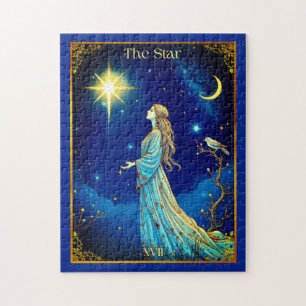 Quebra-cabeça Ilustração da Placa Tarot, A Estrela