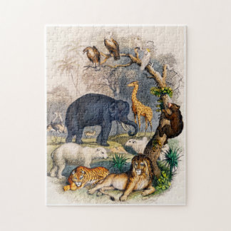 Quebra-cabeça Ilustração de animais selvagens