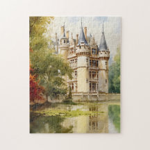 Ilustração de Aquarela do Castelo Antigo