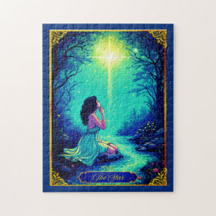Quebra-cabeça Ilustração de Carta de Tarot, A Estrela