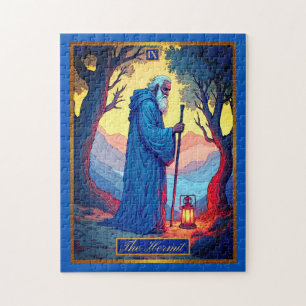 Quebra-cabeça Ilustração de Carta de Tarot, O Eremita