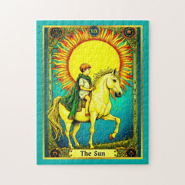 Quebra-cabeça Ilustração de Carta de Tarot, O Sol (Vertical)