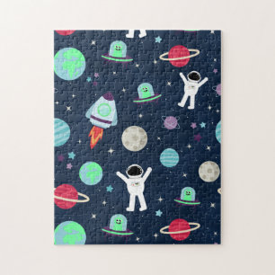 Quebra-cabeça ilustração de padrão espacial