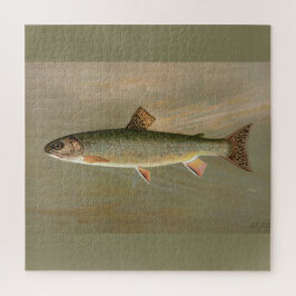 Quebra-cabeça Ilustração de Peixes de Trout Brook Americano