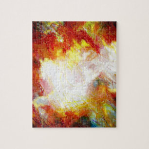 Quebra-cabeça Ilustração de pintura criativa abstrato Moderna