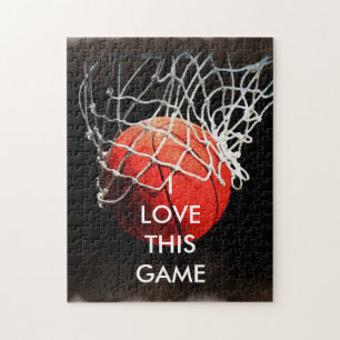 Quebra-cabeça Ilustração de Pintura de Basquete