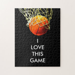 Quebra-cabeça Ilustração de Pintura de Basquete