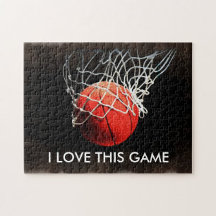 Quebra-cabeça Ilustração de Pintura de Basquete