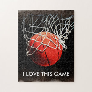 Quebra-cabeça Ilustração de Pintura de Basquete