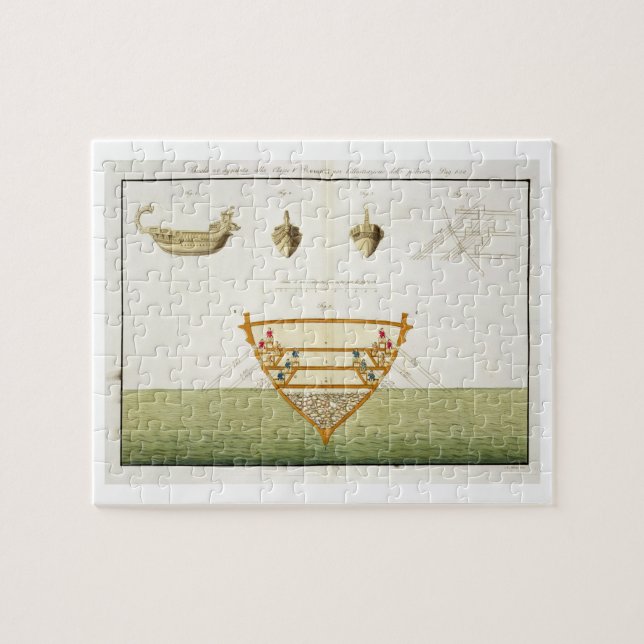 Quebra-cabeça Ilustração de um Polyreme romano, placa 26, classe (Horizontal)