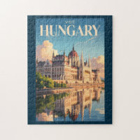 Ilustração do Parlamento da Hungria Arte de Viagem