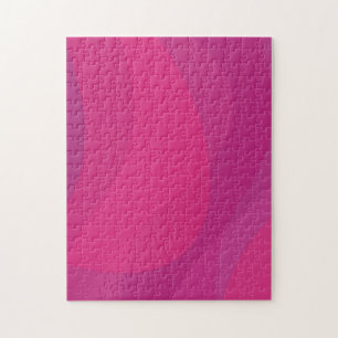 Quebra-cabeça Ilustração rosa, moderna, legal, moderna, de onda
