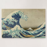 Quebra-cabeça Ilustração Vintage de Kanagawa Wave excelente Japo<br><div class="desc">Pinturas e ilustrações do Mar Vintage e Paisagem</div>