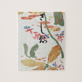 Quebra-cabeça Ilustrações do Livro Sashi-e (1911) Goyō Hashiguch