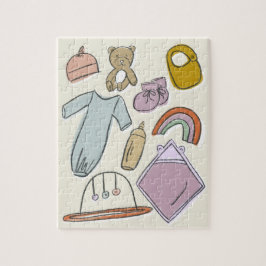 Quebra-cabeça Ilustrações recém-nascidas