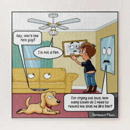 Quebra-cabeça I'm Not a Fan Punny Jigsaw Puzzle