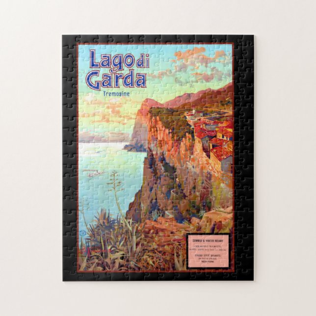 Quebra-cabeça Ímã do Lago de Garda (Vertical)