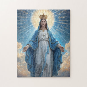 Quebra-cabeça Imagem da Virgem Maria Bendita
