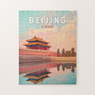 Quebra-cabeça Imagem de Beijing China - Viagem Art Vintage