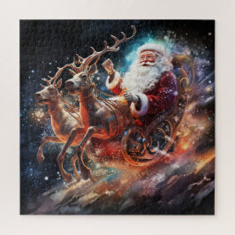 Quebra-cabeça Imagem de Natal de Papais noeis