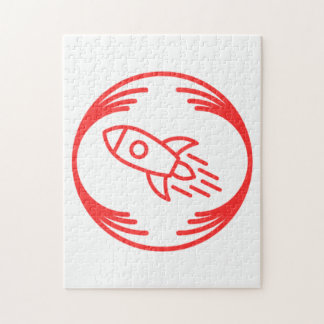 Quebra-cabeça Imagem engraçada no meio de um design engraçado