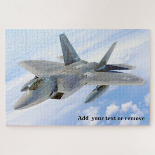 Quebra-cabeça Imagem incrível do jato de caça F-22 USAF Raptor,