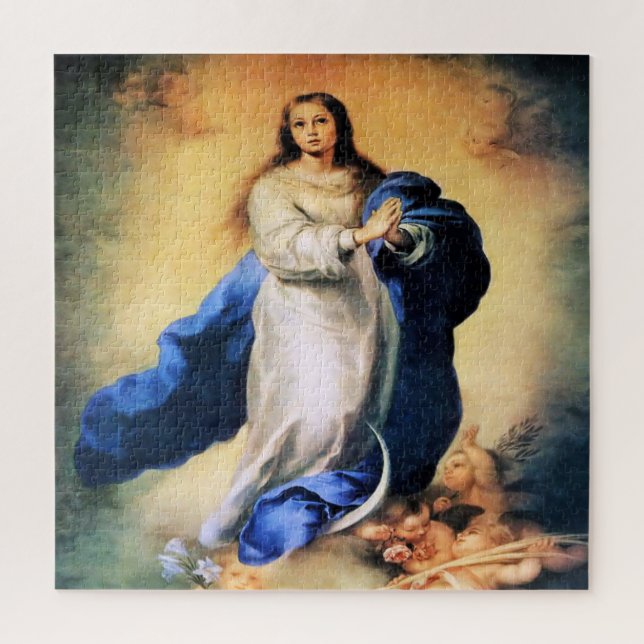 Quebra-cabeça Immaculate Conception Dourado (Vertical)