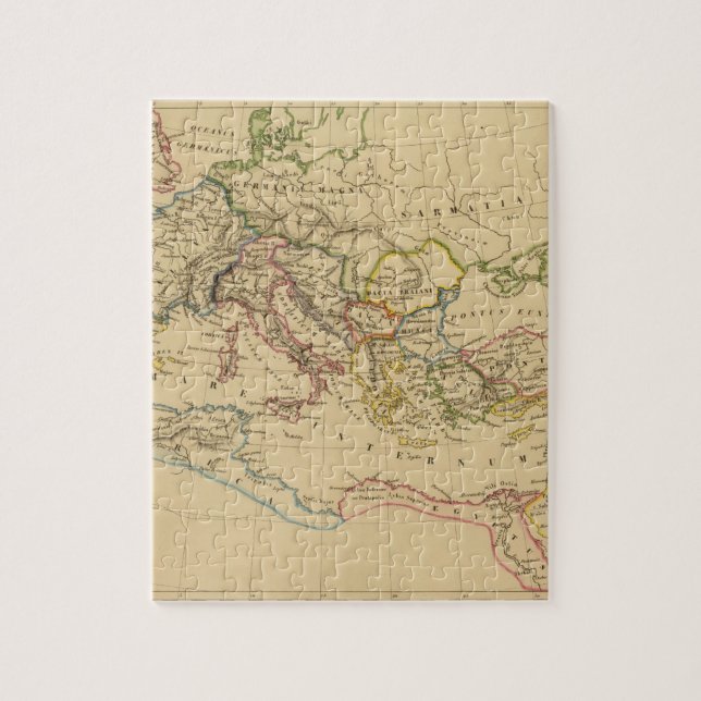 Quebra-cabeça Império Romano sob Constantino e Trajano (Vertical)