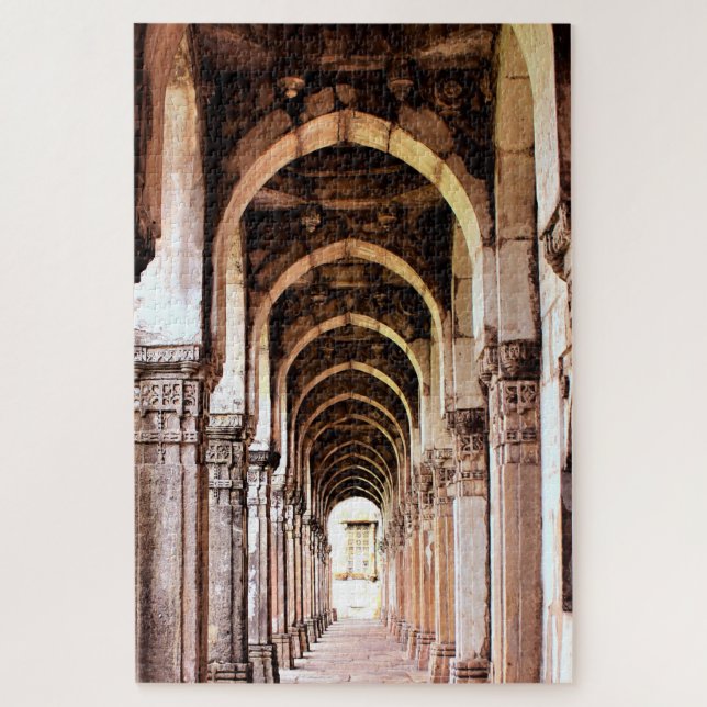 Quebra-cabeça Impossível - Abadia Antiga (Vertical)