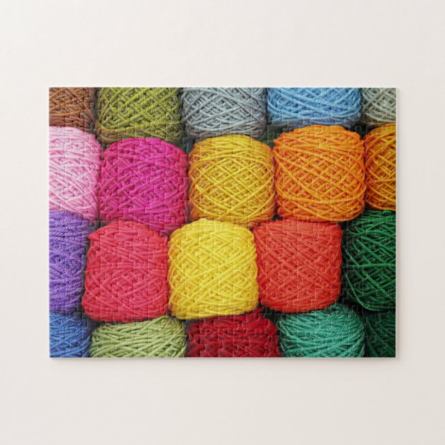 Quebra-cabeça impossível - Bolas de Lã (Horizontal)