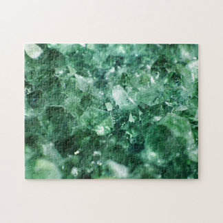 Quebra-cabeça impossível - Macro Emerald Gem