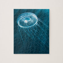 Quebra-cabeça impossível - medusa branca