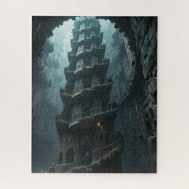 quebra-cabeça impossível - Paradoxo da Escada (Vertical)