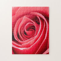 Quebra-cabeça impossível - Rosa de macro