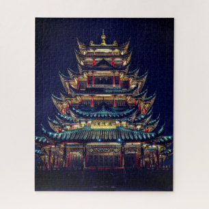 Quebra-cabeça impossível - Templo Asiático