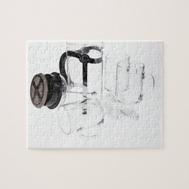 Quebra-cabeça Imprensa francesa (cafetière à piston) (Horizontal)