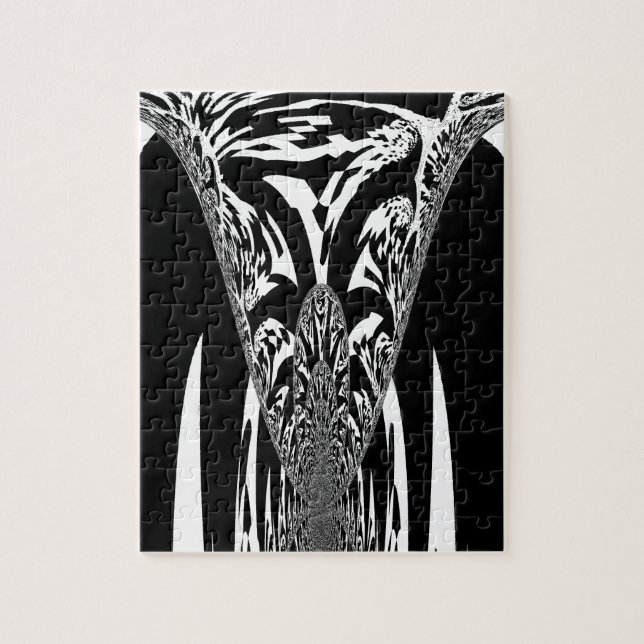 Quebra-cabeça Impressão de Abstrato de arte africana (Vertical)